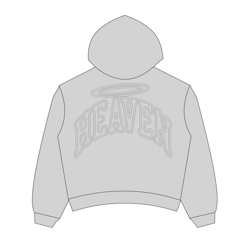 Heaven Embossed Arc Logo Zipup (Grey