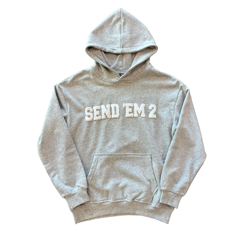Heaven Arc Logo Hoodie  (White/Grey)