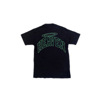 VIRGEN DE GUADALUPE/ARC LOGO TEE (BLACK/PURPLE)