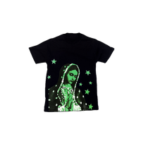 VIRGEN DE GUADALUPE/ARC LOGO TEE (BLACK/PURPLE)