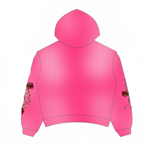 Heaven Virgen Guadalupana Zip Up Pink