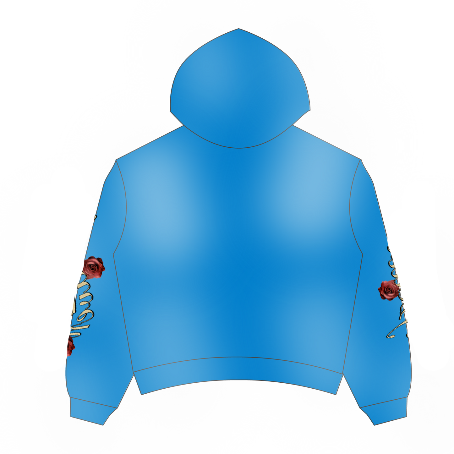 Heaven Virgen Guadalupana Zip Up Blue