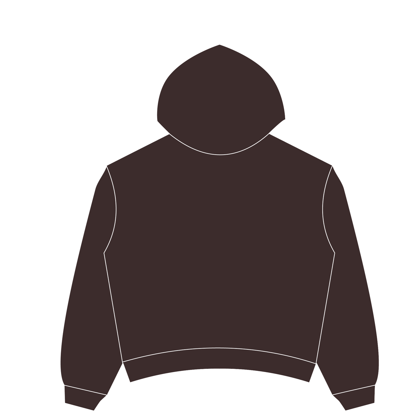 VIRGEN DE GUADALUPE HOODIE (brown)