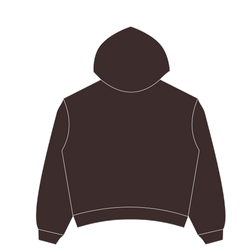 VIRGEN DE GUADALUPE HOODIE (brown)