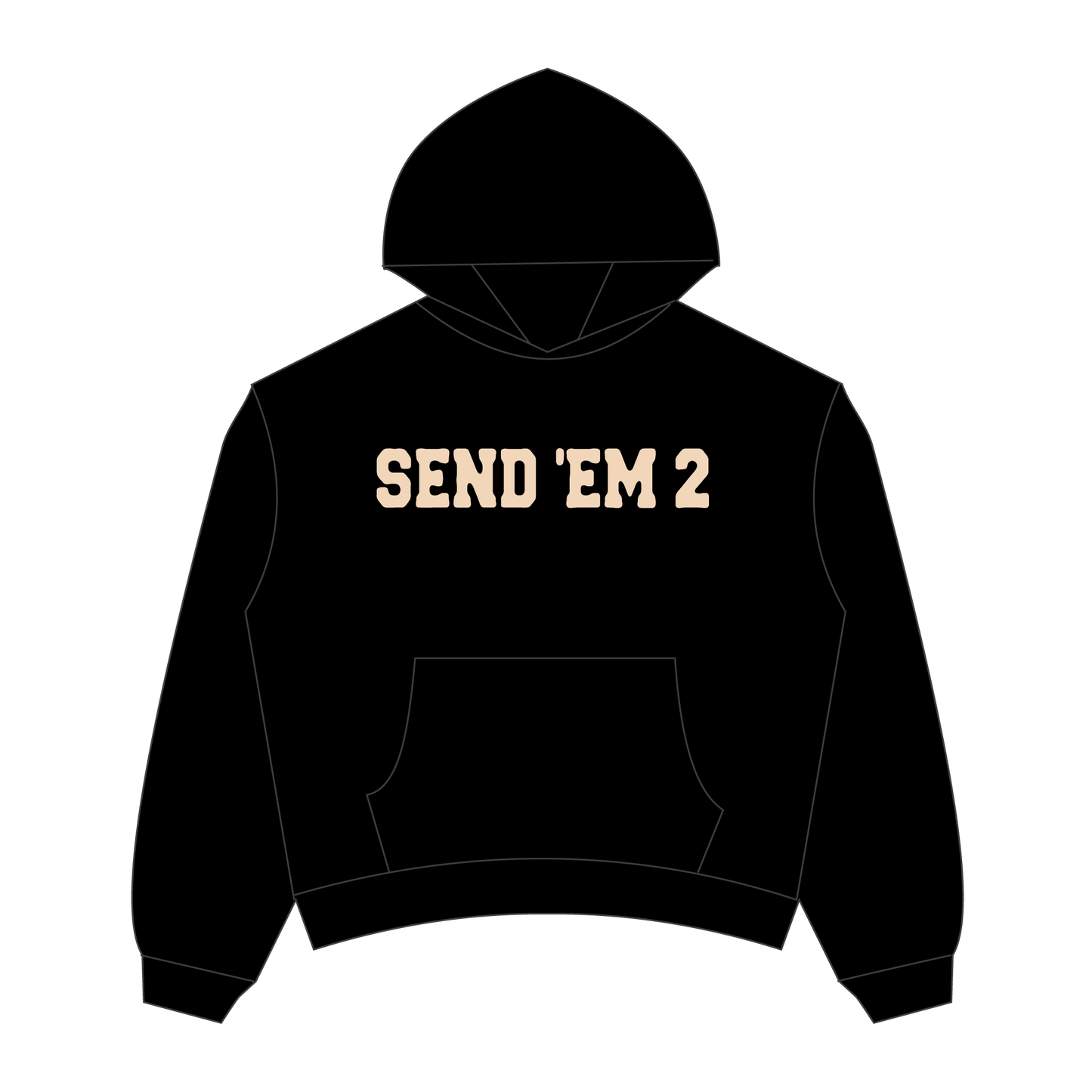 Heaven Arc Logo Hoodie (Black/Cream)