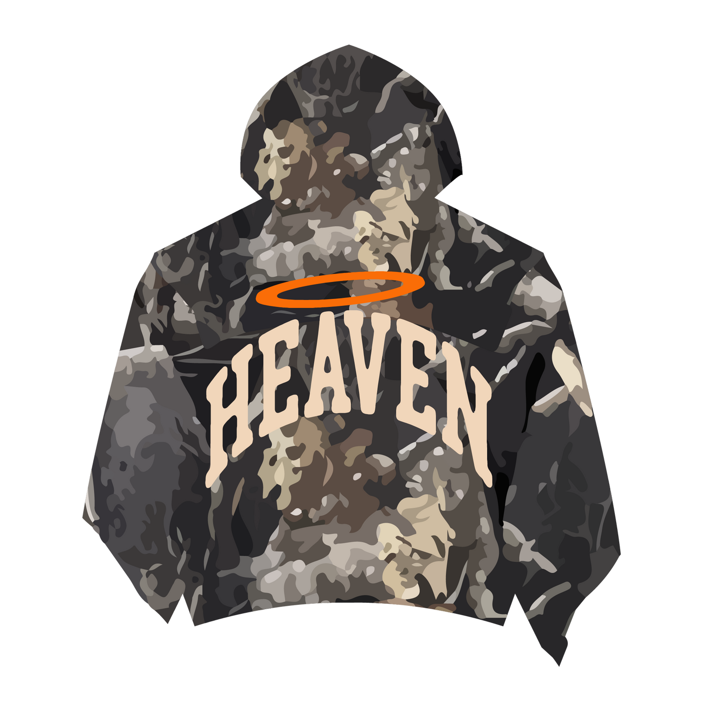 Heaven Arc Logo Hoodie “Dark Camo”