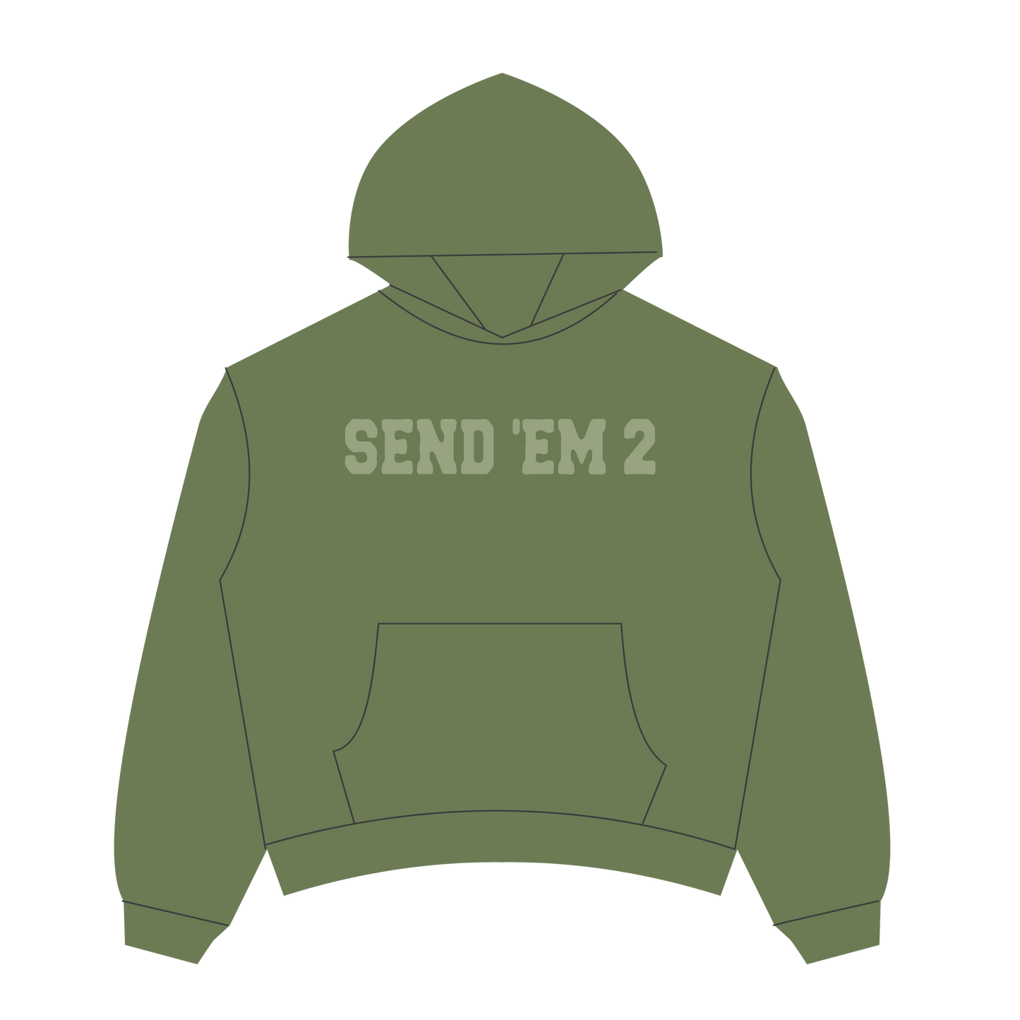 Heaven Arc Logo Hoodie (Green/Green)