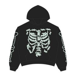 Heaven Skeleton Arc Logo Hoodie (Black/Glow)