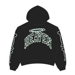 Heaven Skeleton Arc Logo Hoodie (Black/Glow)
