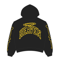 Heaven Skeleton Arc Logo Hoodie (Black/Yellow)