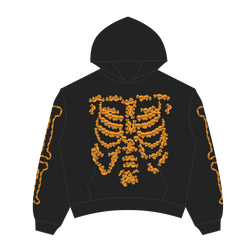 Heaven Skeleton Arc Logo Hoodie (Black/Orange)