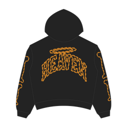 Heaven Skeleton Arc Logo Hoodie (Black/Orange)