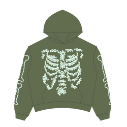 Heaven Skeleton Arc Logo Hoodie (Green/Glow)