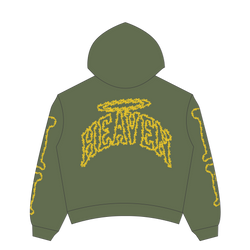Heaven Skeleton Arc Logo Hoodie (Green/Yellow)