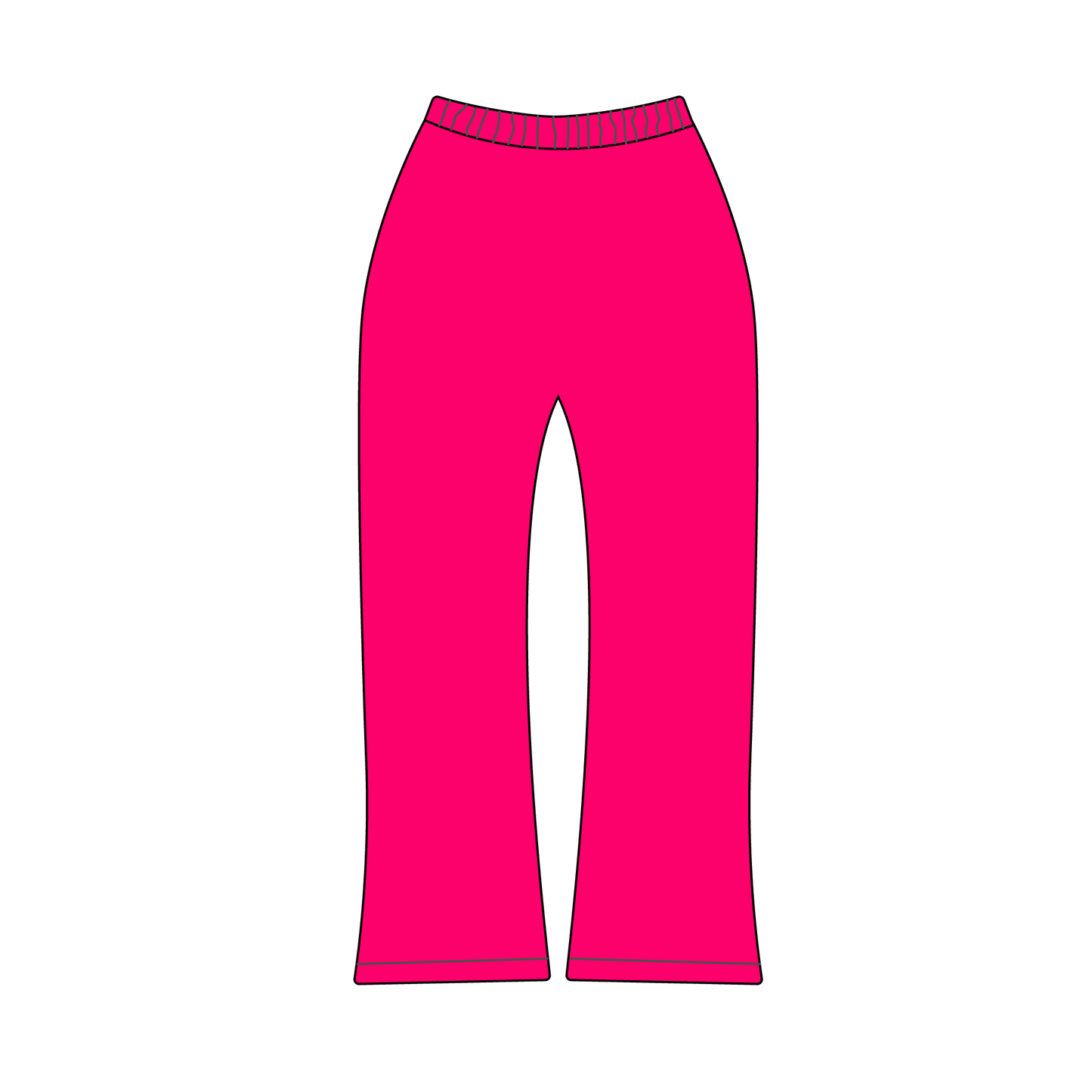 Heaven Arc Logo Flare Sweatpants (Fuschia/White)