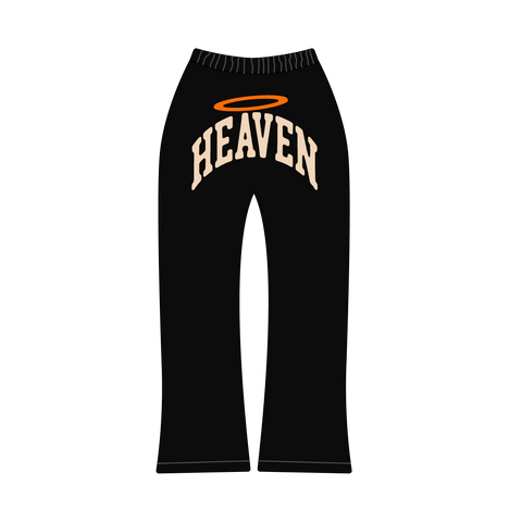 Heaven Arc Logo Flare Sweatpants (Black/Cream) OG