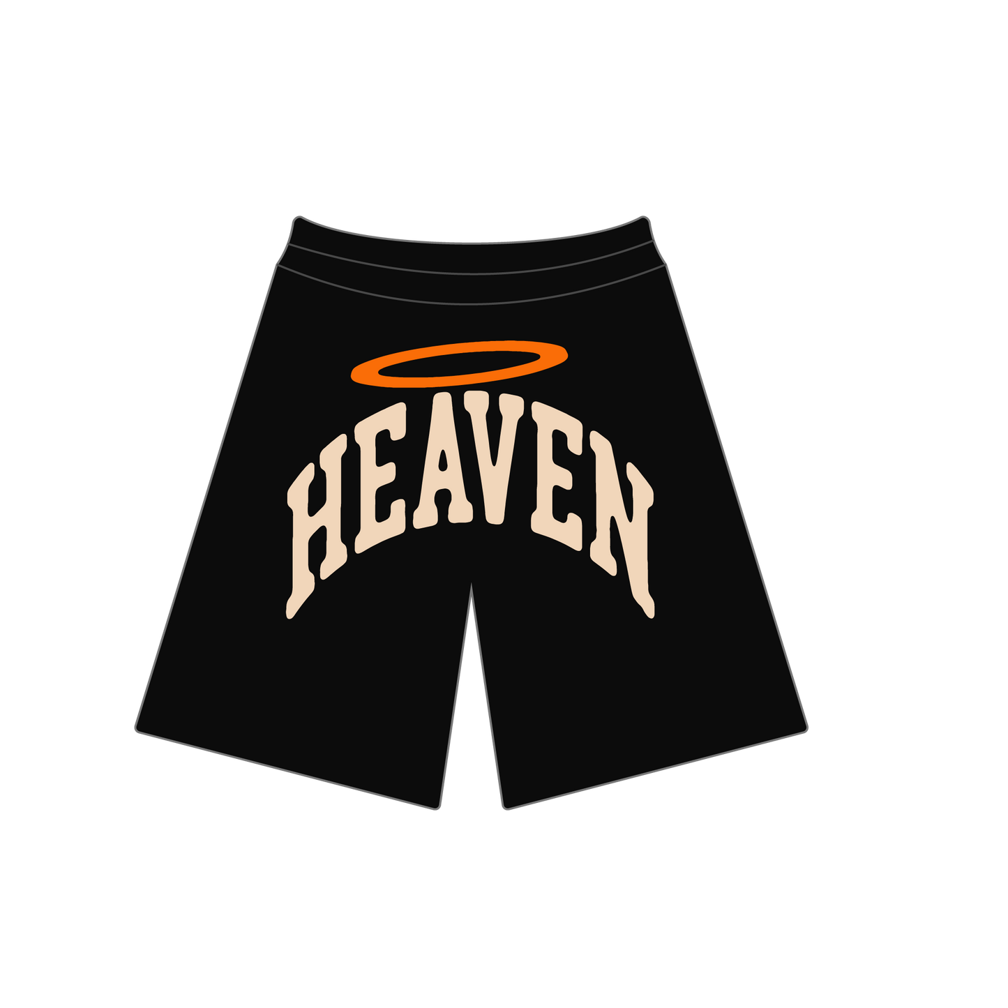 Heaven Arc Logo Sweahshorts (Black/Cream) OG