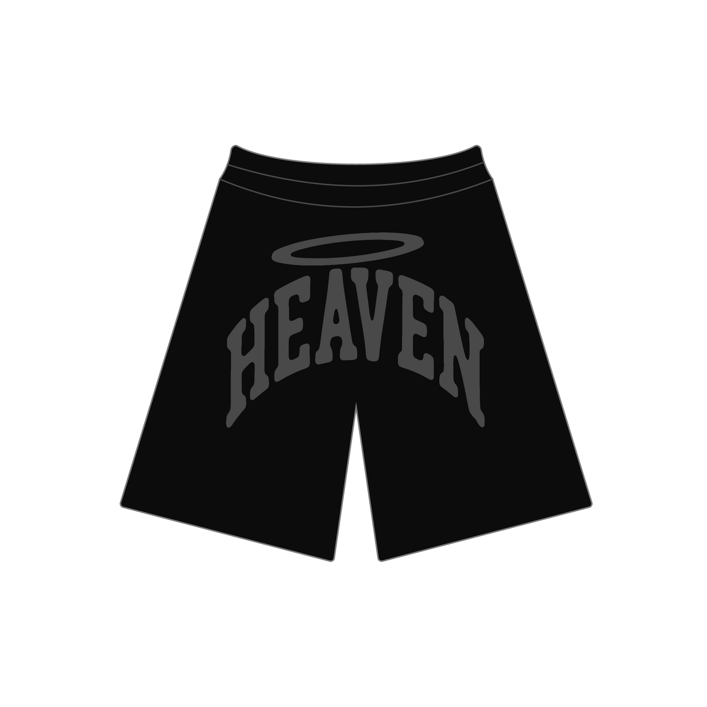 Heaven Arc Logo Sweahshorts (Black/Black)