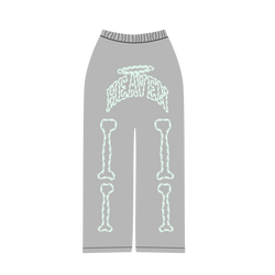 Heaven Skeleton Arc Logo Sweatpants (GREY/GLOW)