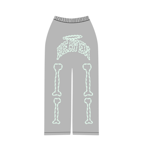 Heaven Skeleton Arc Logo Sweatpants (GREY/GLOW)