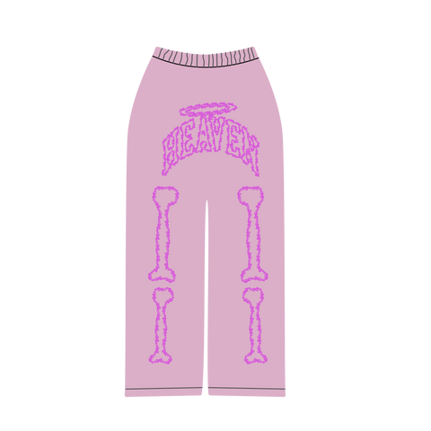 Heaven Skeleton Arc Logo Sweatpants (PINK/PINK)