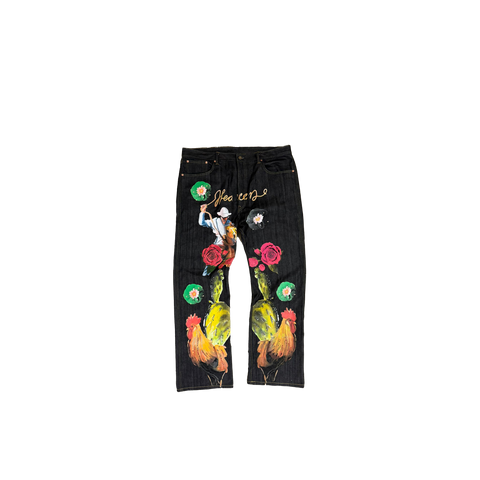 Heaven Rodeo Moments Denim Pants Black