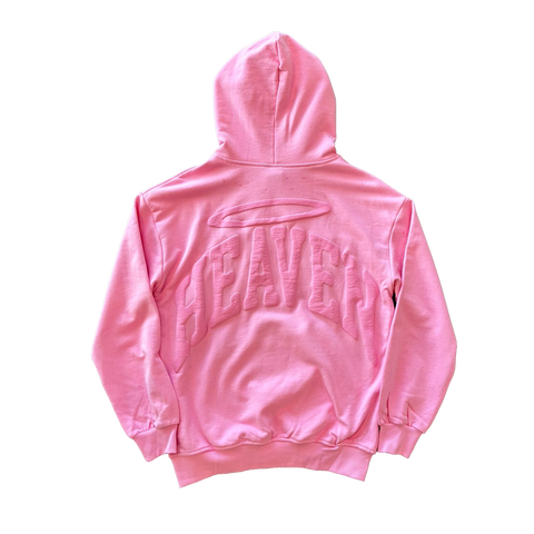 Heaven Arc Logo Hoodie (Pink/Pink) - Hover