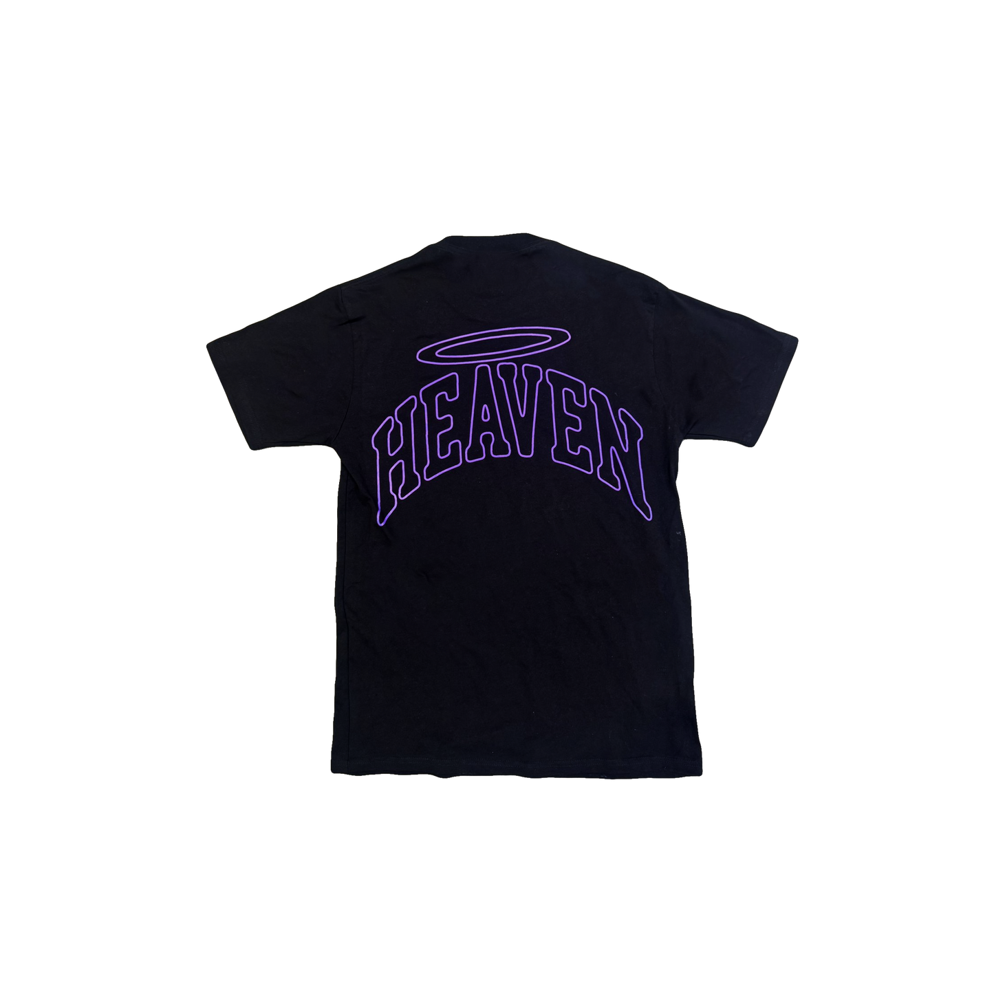 VIRGEN DE GUADALUPE/ARC LOGO TEE (BLACK/PURPLE)