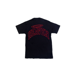 VIRGEN DE GUADALUPE/ARC LOGO TEE (BLACK/RED)