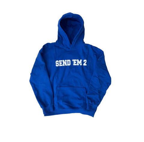 Heaven Arc Logo Hoodie (White/Blue)