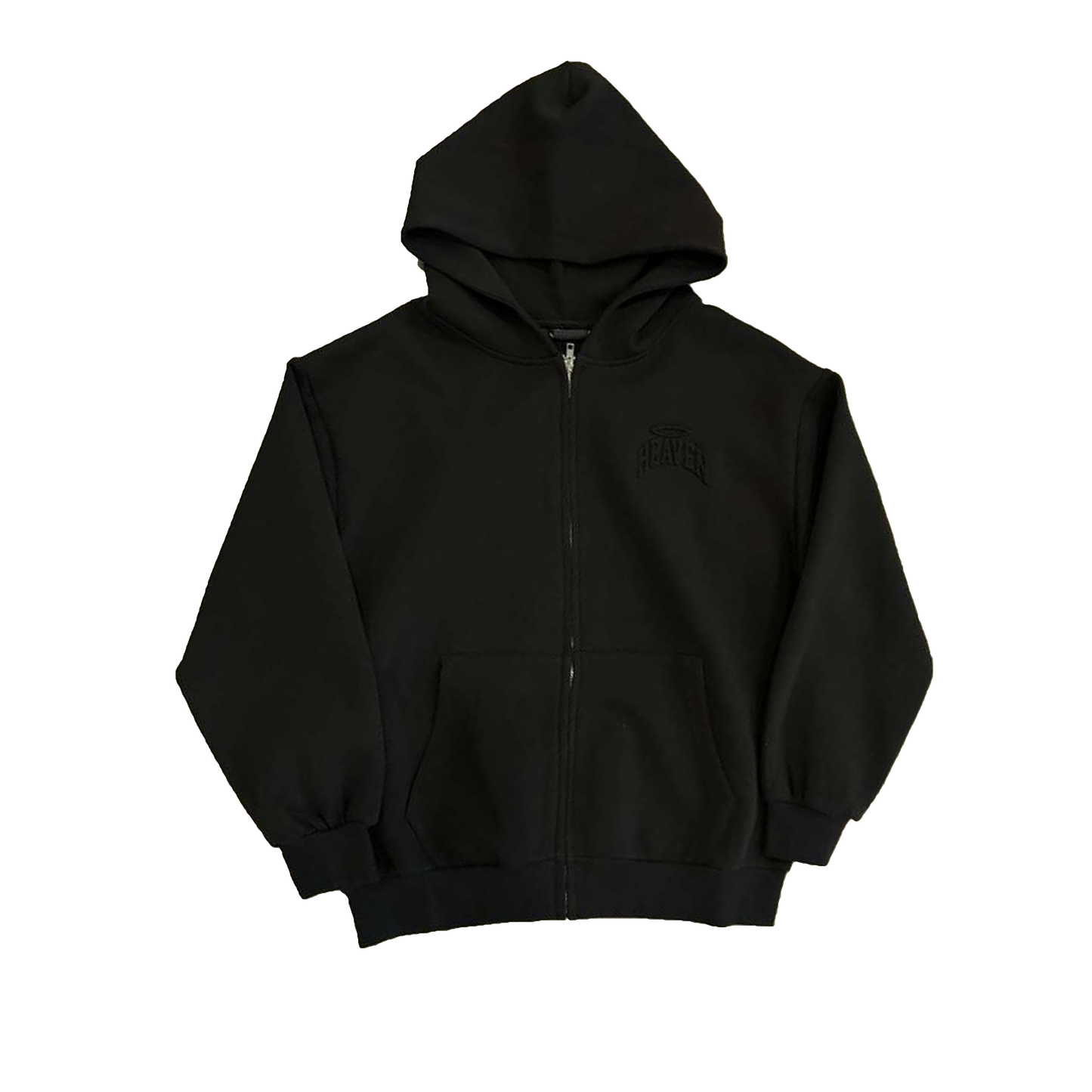 Heaven Embossed Arc Logo Zipup (Black)