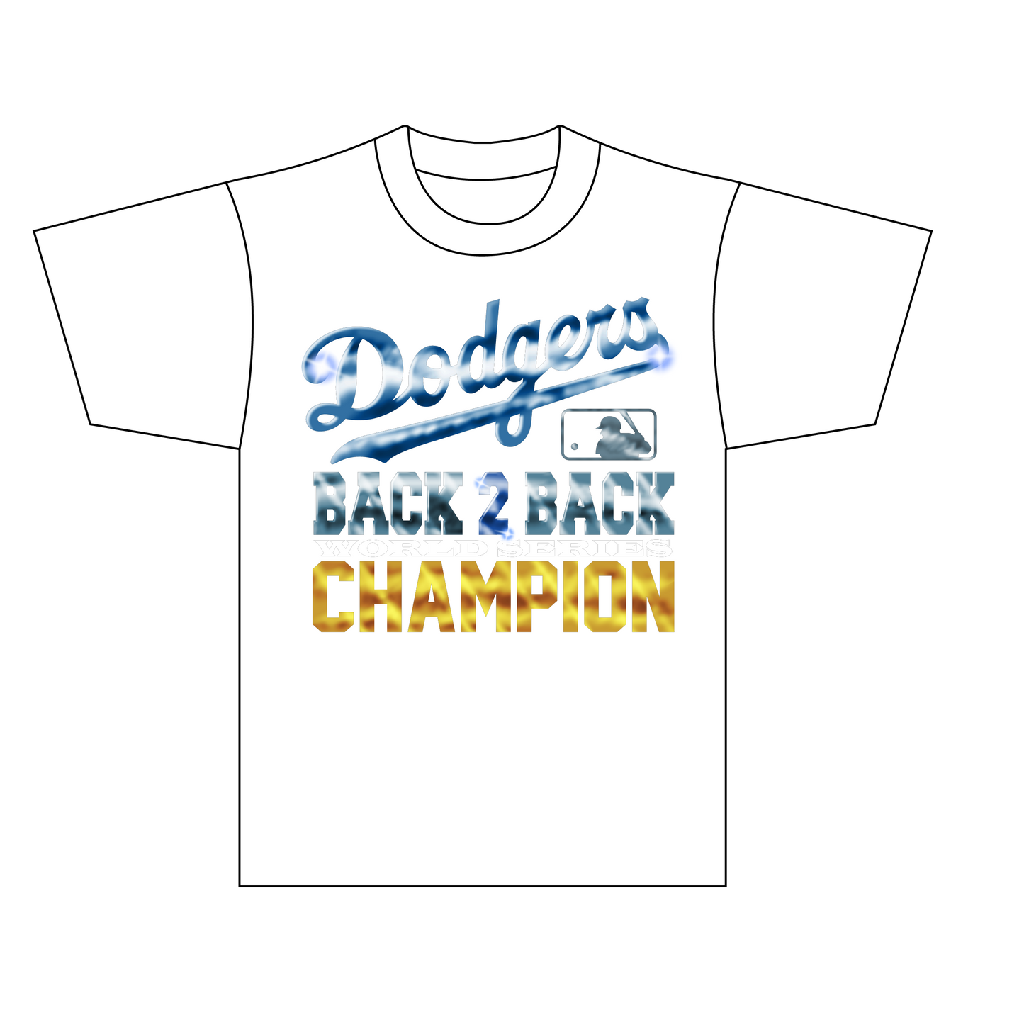 HEAVEN “BACK 2 BACK” TEE WHITE