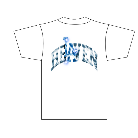 HEAVEN “BACK 2 BACK” TEE WHITE