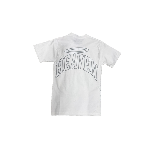 VIRGEN DE GUADALUPE/ARC LOGO TEE (WHITE/BLACK)