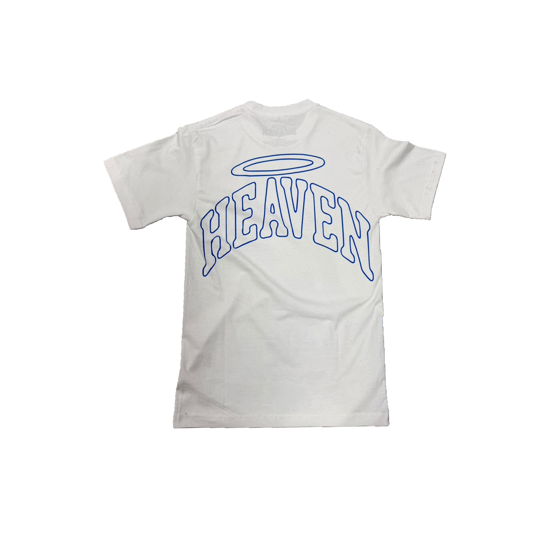 VIRGEN DE GUADALUPE/ARC LOGO TEE (WHITE/BLUE)