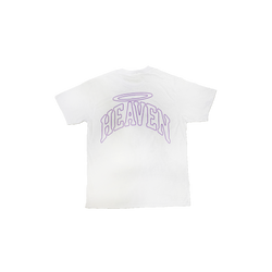 VIRGEN DE GUADALUPE/ARC LOGO TEE (WHITE/PINK)
