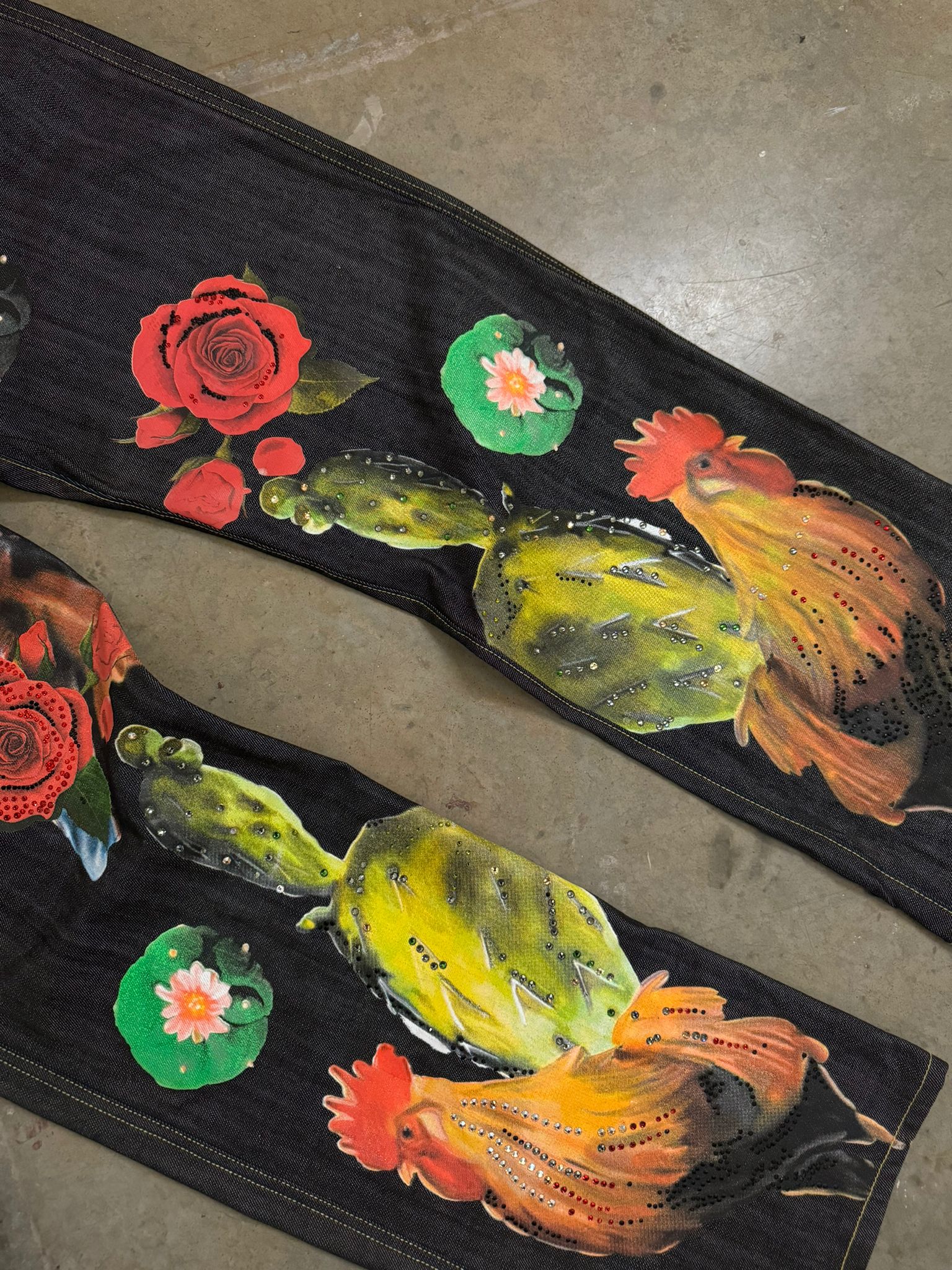 Heaven Rodeo Moments Denim Pants Black