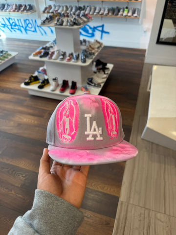 Grey Dodgers Fitted