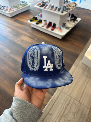 Blue Dodgers Fitted