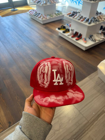 Red Dodgers Fitted