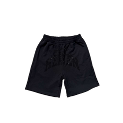 Heaven Arc Logo Rhinestone Short Black/Black