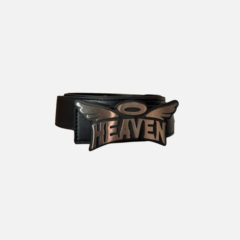 Heaven Wing Logo Leather Belt