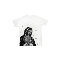 VIRGEN DE GUADALUPE/ARC LOGO TEE (WHITE/BLACK)