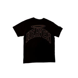 VIRGEN DE GUADALUPE/ARC LOGO TEE (BLACK/BROWN)