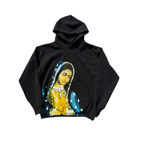 VIRGEN DE GUADALUPE HOODIE  (BLACK)