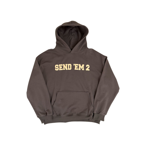 Heaven Arc Logo Hoodie (Taupe/Cream)