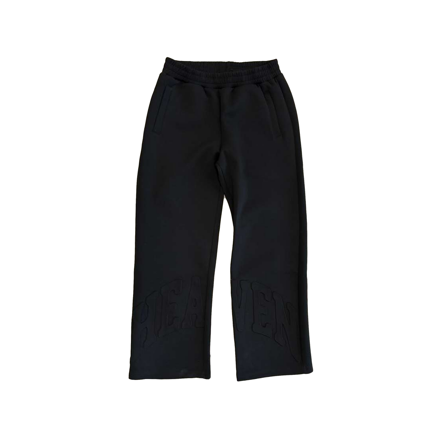 Heaven Embossed Arc Logo Sweats (Black)