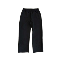 Heaven Embossed Arc Logo Sweats (Black)