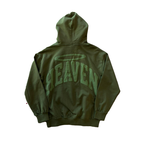 Heaven Arc Logo Hoodie (Green/Green) - Hover