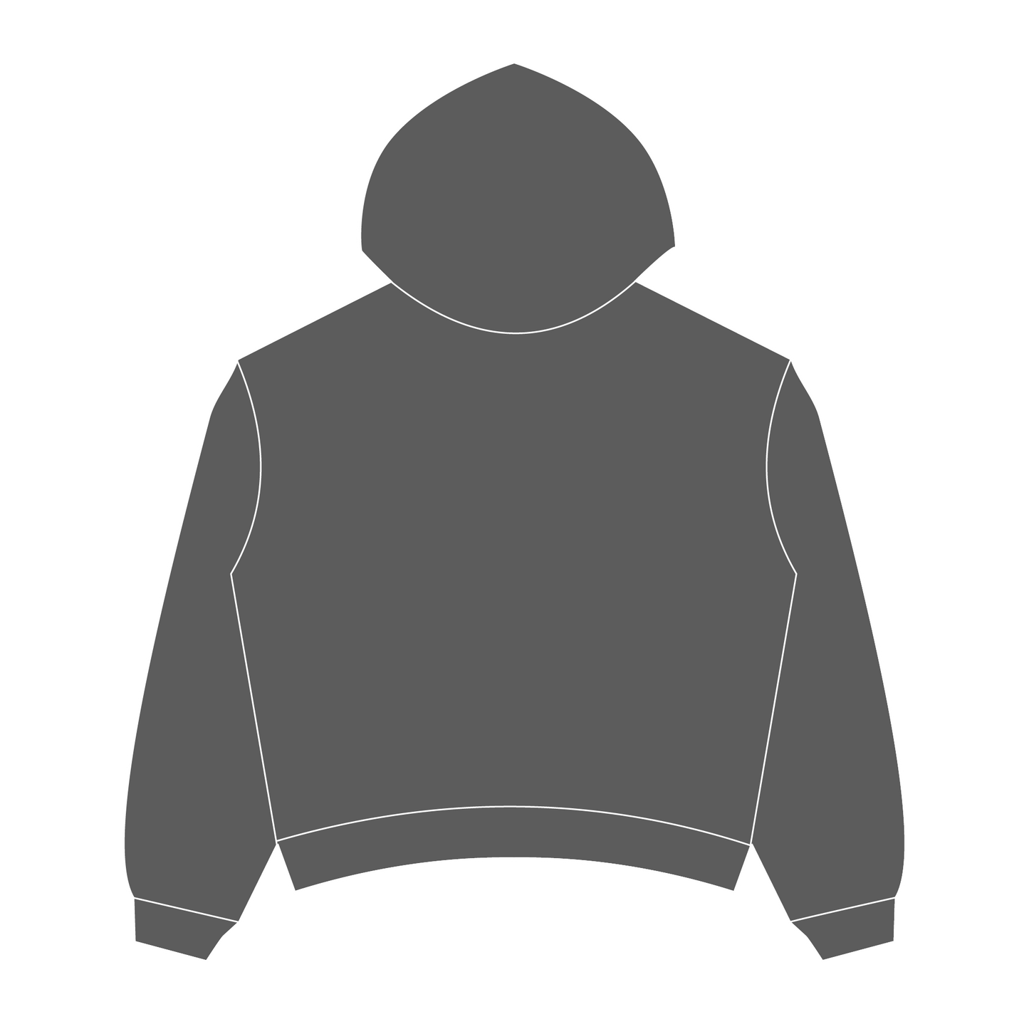 VIRGEN DE GUADALUPE HOODIE (GREY)